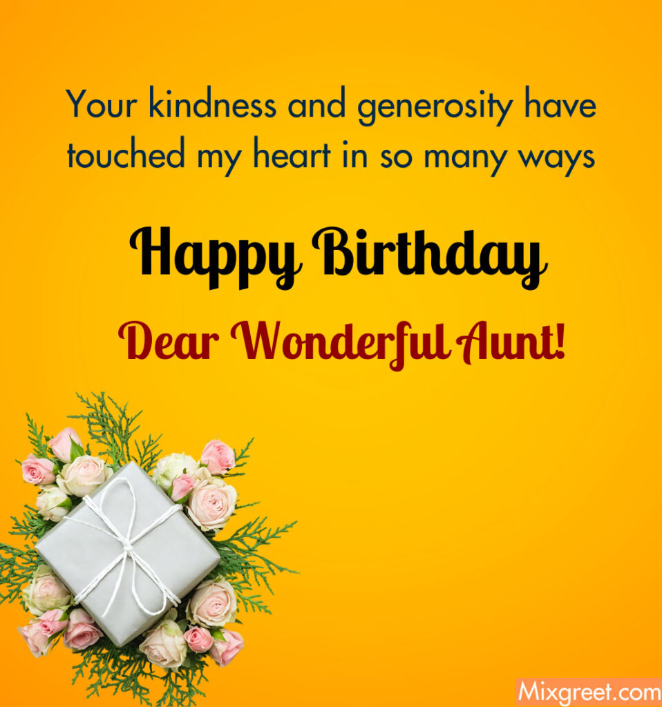 Happy Birthday Wishes for Aunt 