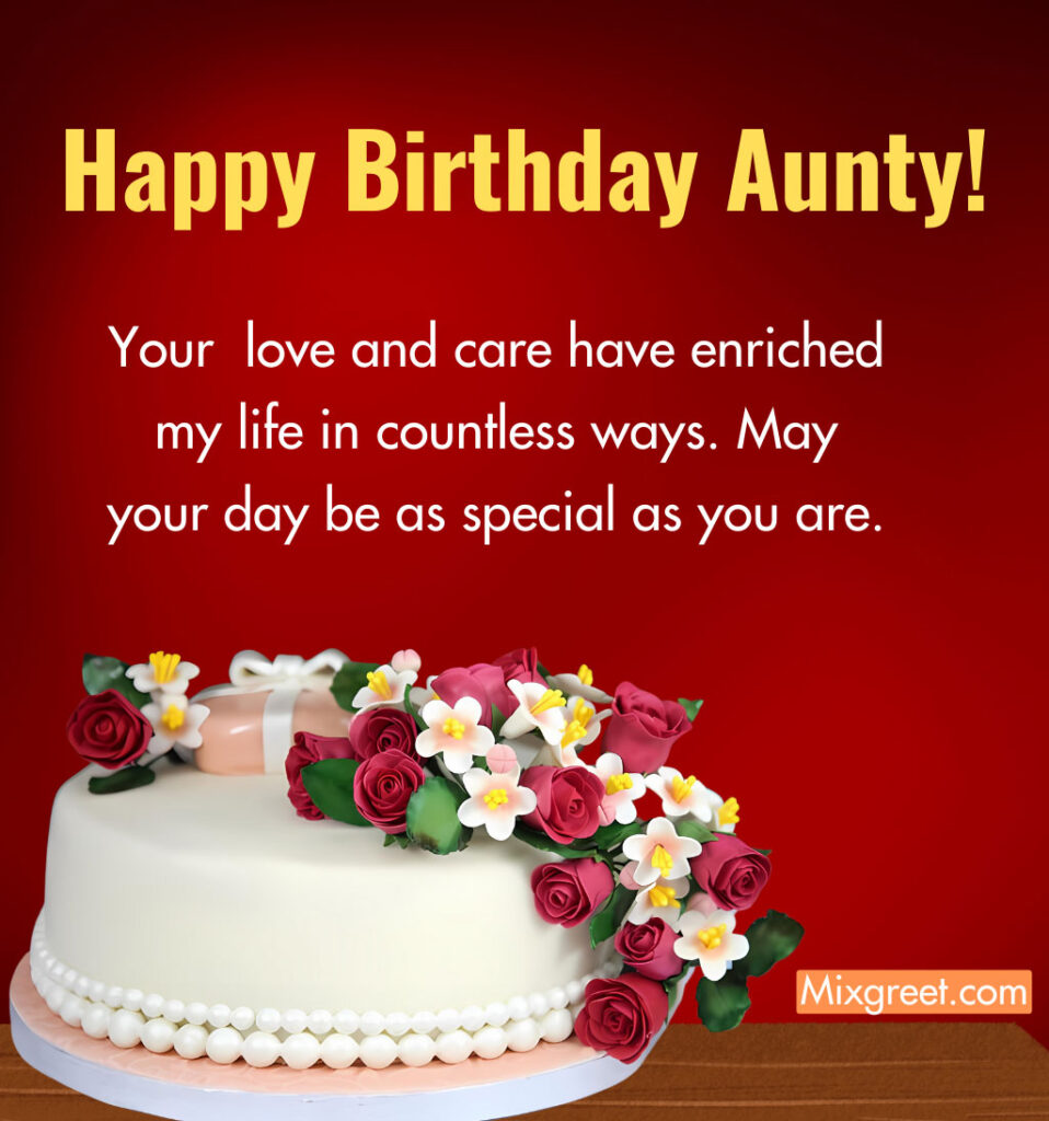 Birthday Wishes for Aunt with Heartfelt Wording