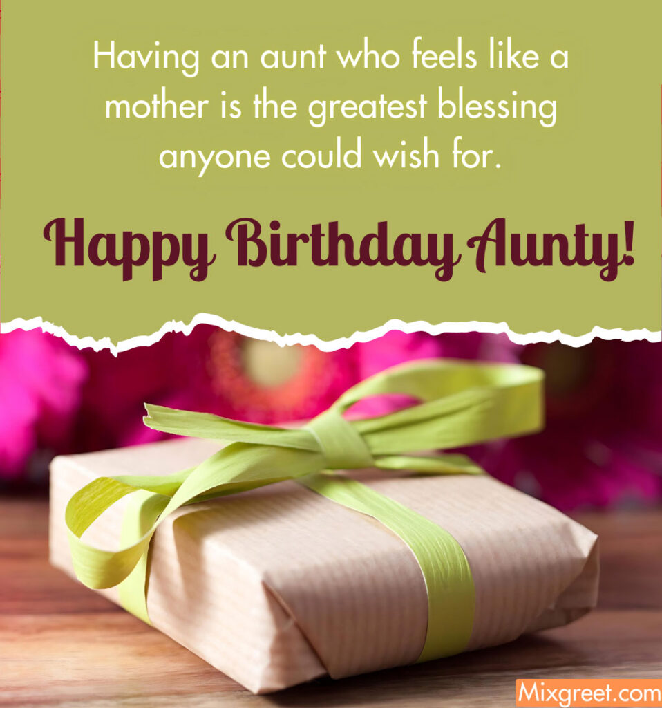 Happy Birthday Aunt Images with Gifts