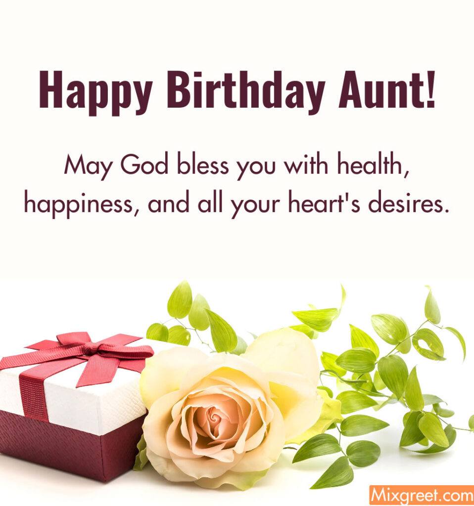 Happy Birthday Aunt Wishes