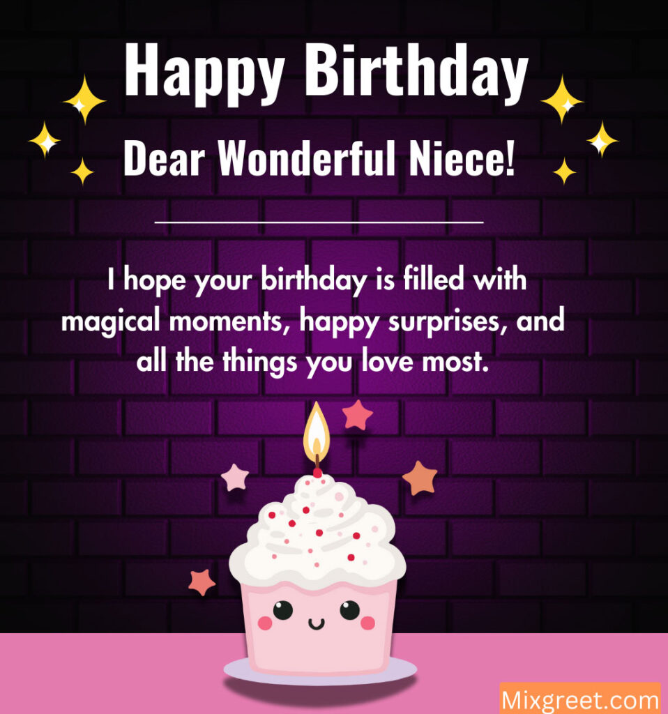 Happy Birthday Niece with Quotes