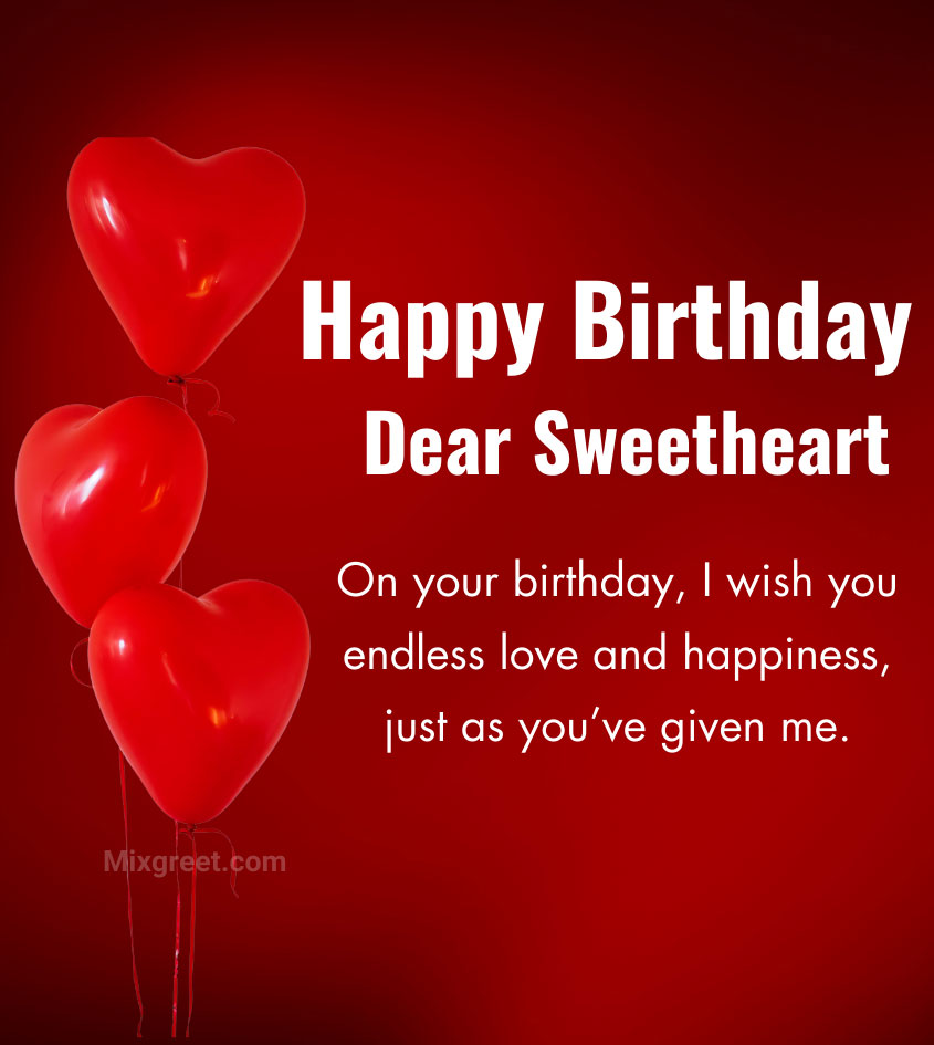 Love Birthday Images for Sweetheart