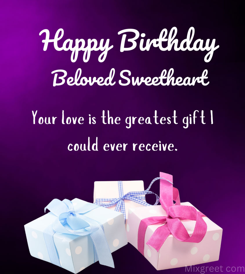 Happy Birthday Sweetheart Images