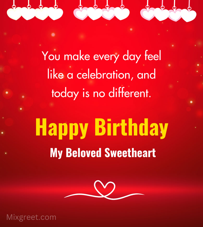 Birthday Quotes for Sweetheart 