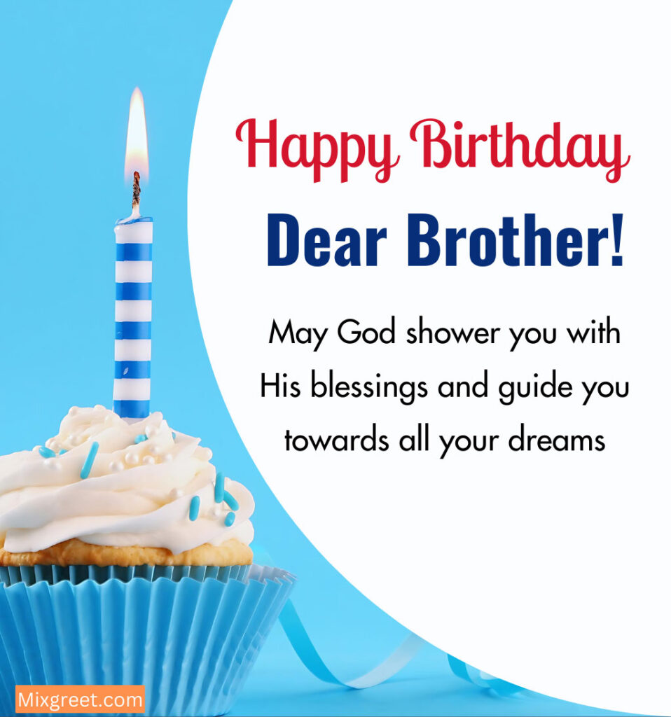 Blessing Happy Birthday Wishes for Younger Brother