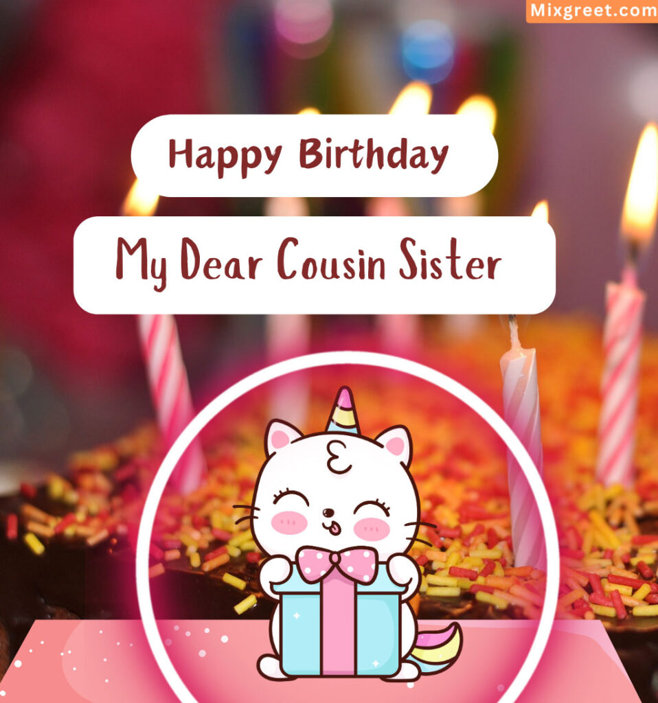 Happy Birthday Wishes for Little cousin Sister