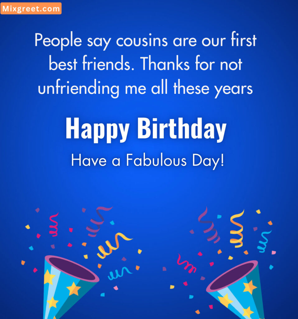 Hilarious Birthday Wishes for Cousin Sister