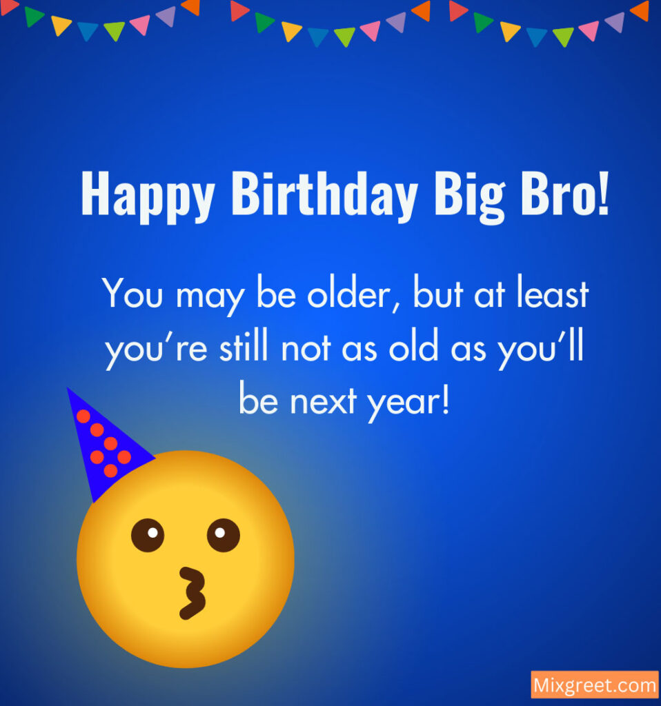 Funny Birthday Wishes for Bro