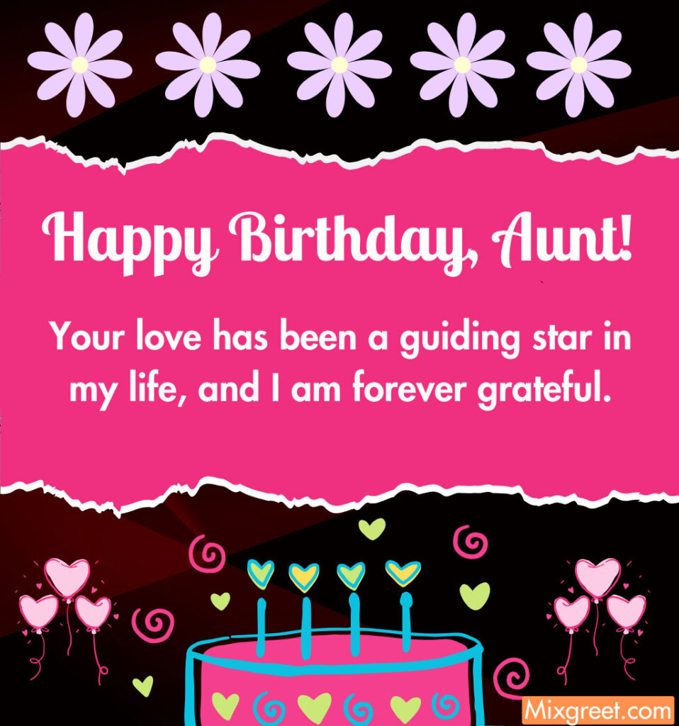 Birthday Wishes for Aunt