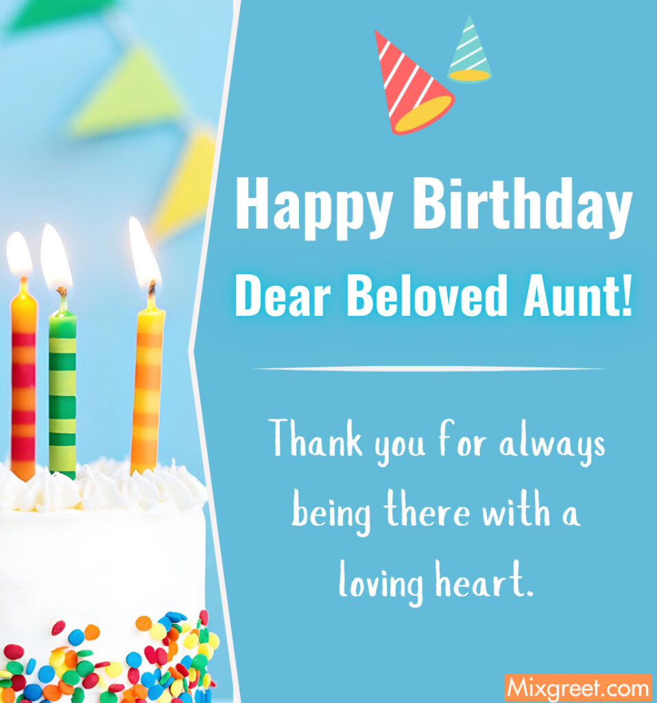 Birthday Greetings for Aunty