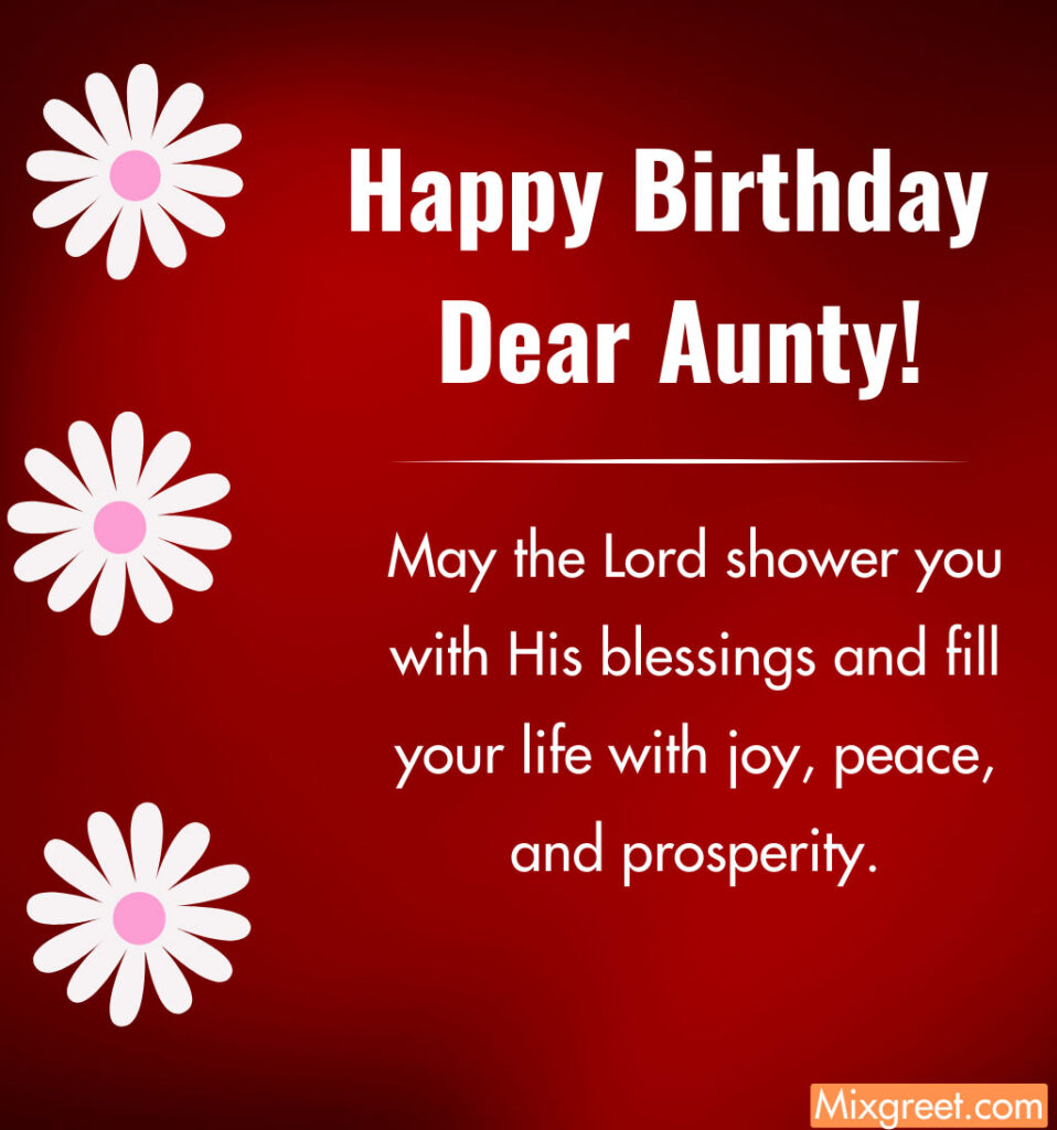 Birthday Wishes for Aunt 