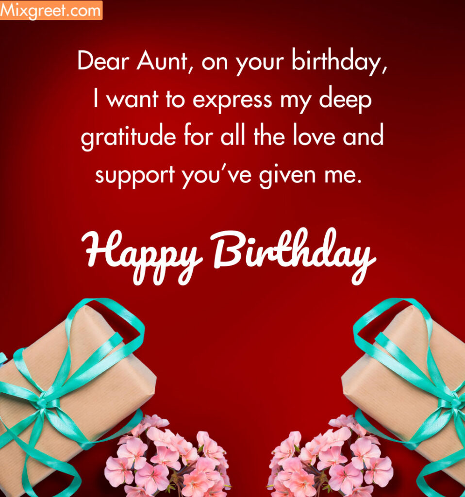 Birthday Wishes for Aunt