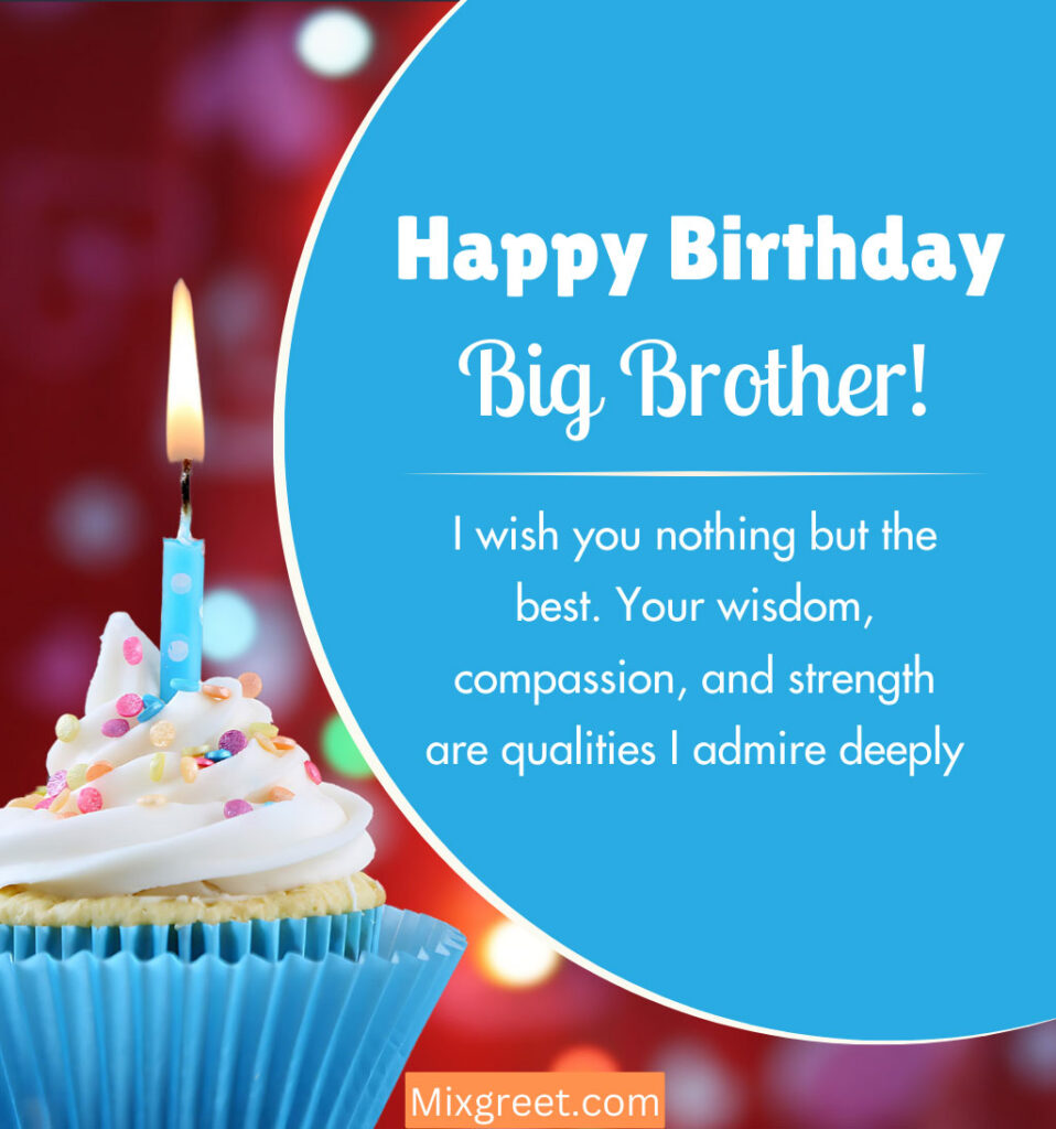 Happy Birthday Wishes for Big Brother 