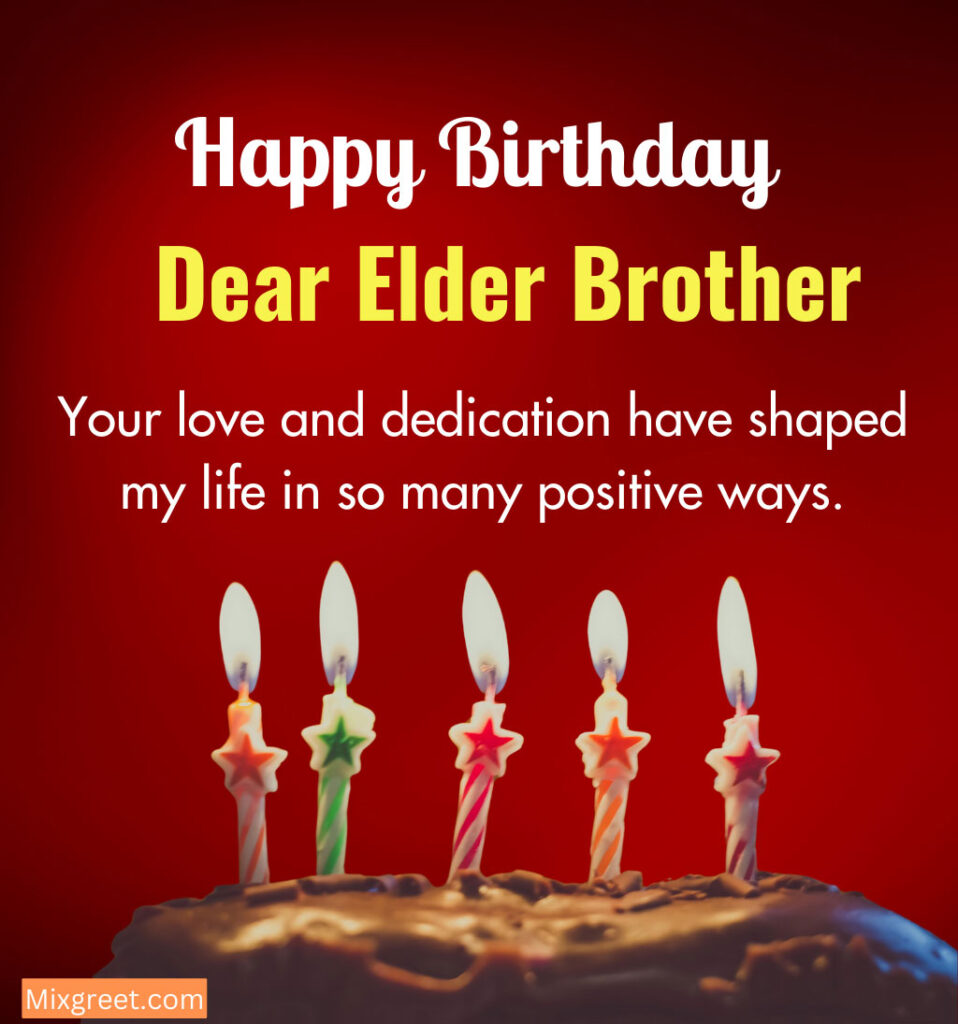 Happy Birthday Elder Brother Wishes Images