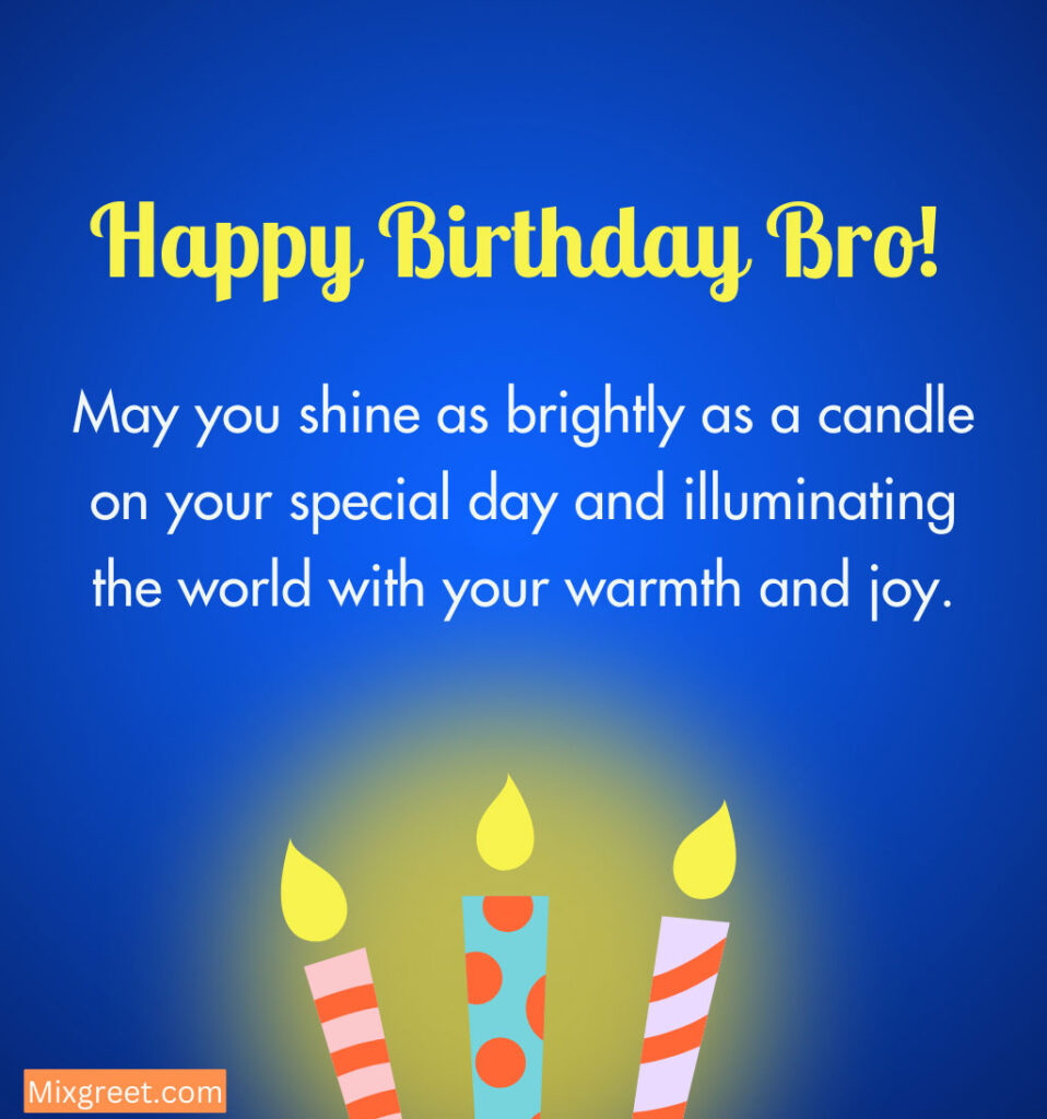 Younger Brother Birthday wishes with Touching Quotes