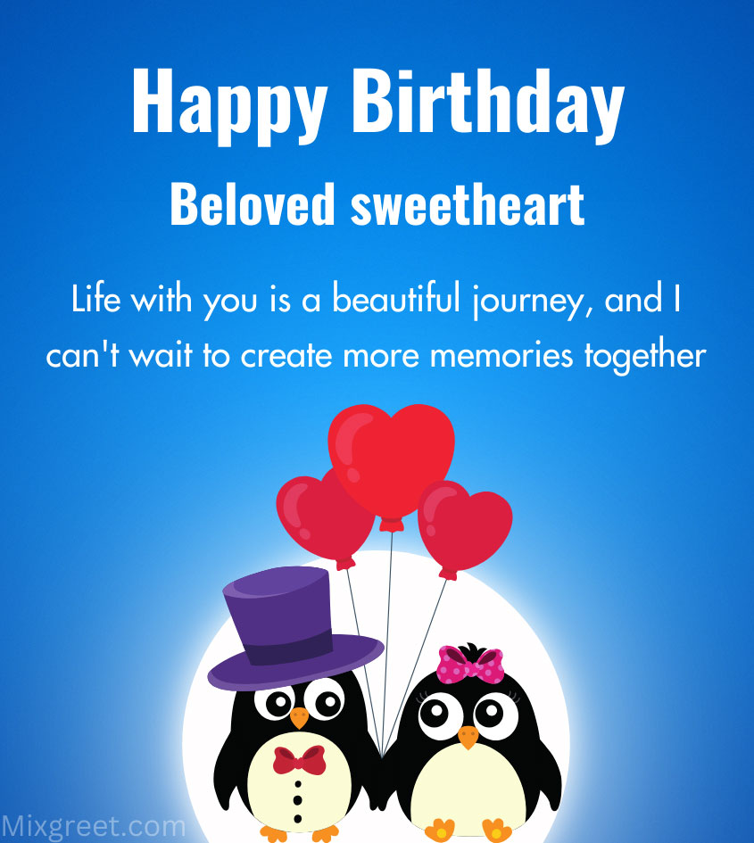 Birthday Wishes for Sweetheart with Love Quotes