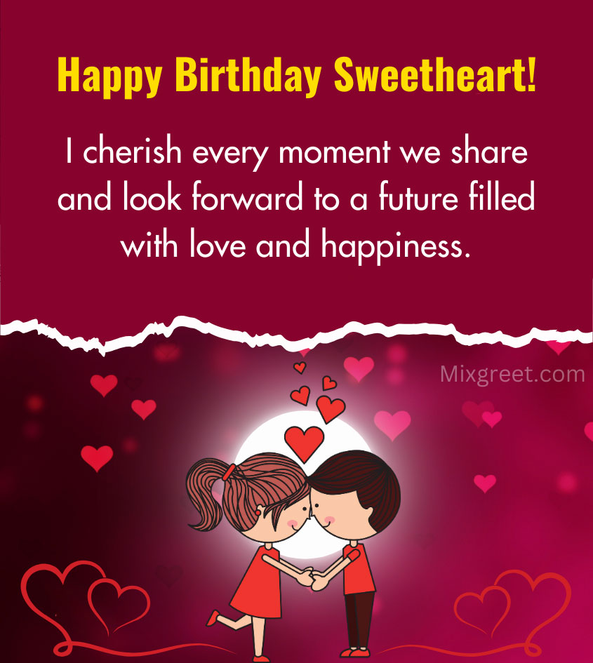 Sweetheart Happy Birthday Images for Lover