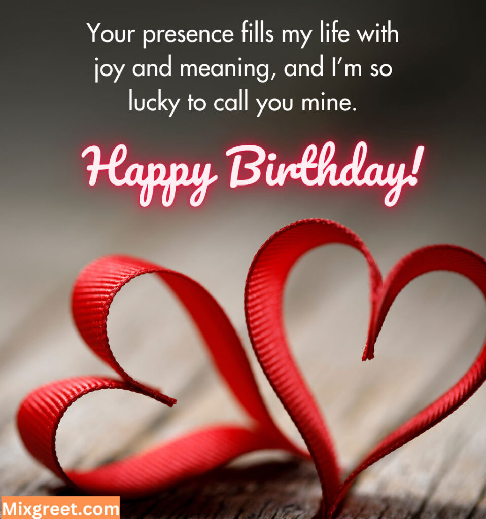 Love Birthday Wishes With Love Background