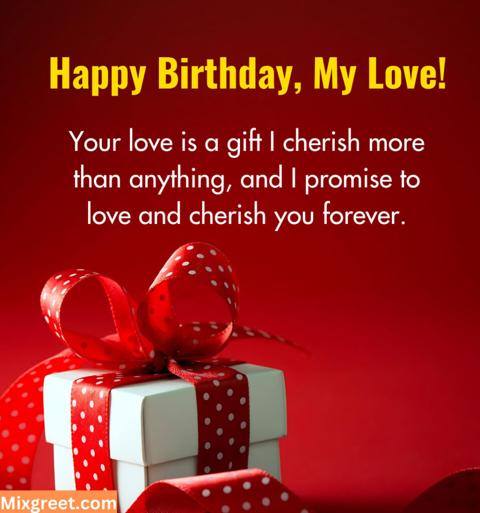 Happy Birthday love Wishes With Gift