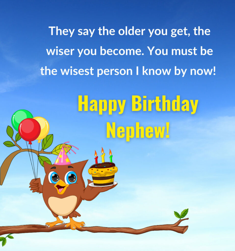 Hilarious Birthday Wishes for Little Nephew with joker background