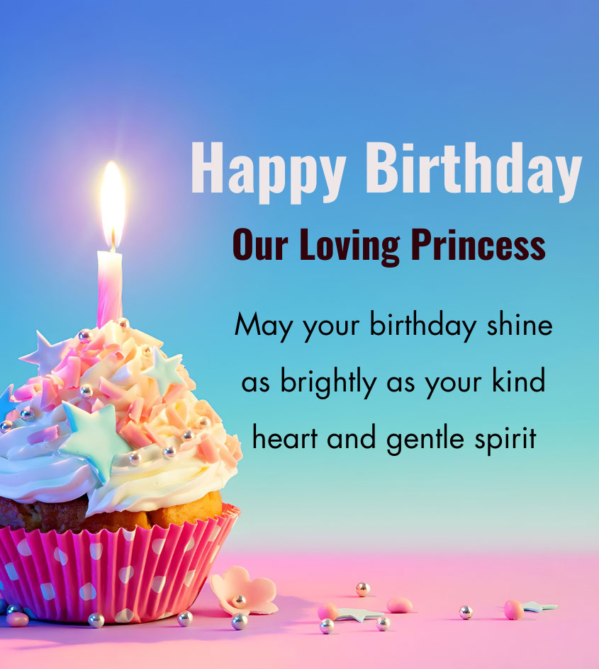 Happy birthday wishes for loving princess