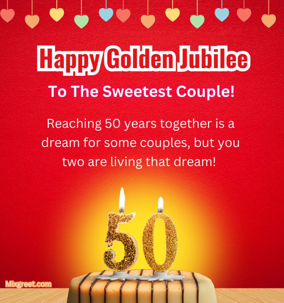 50th Golden Marriage Anniversary Quotes for Friend