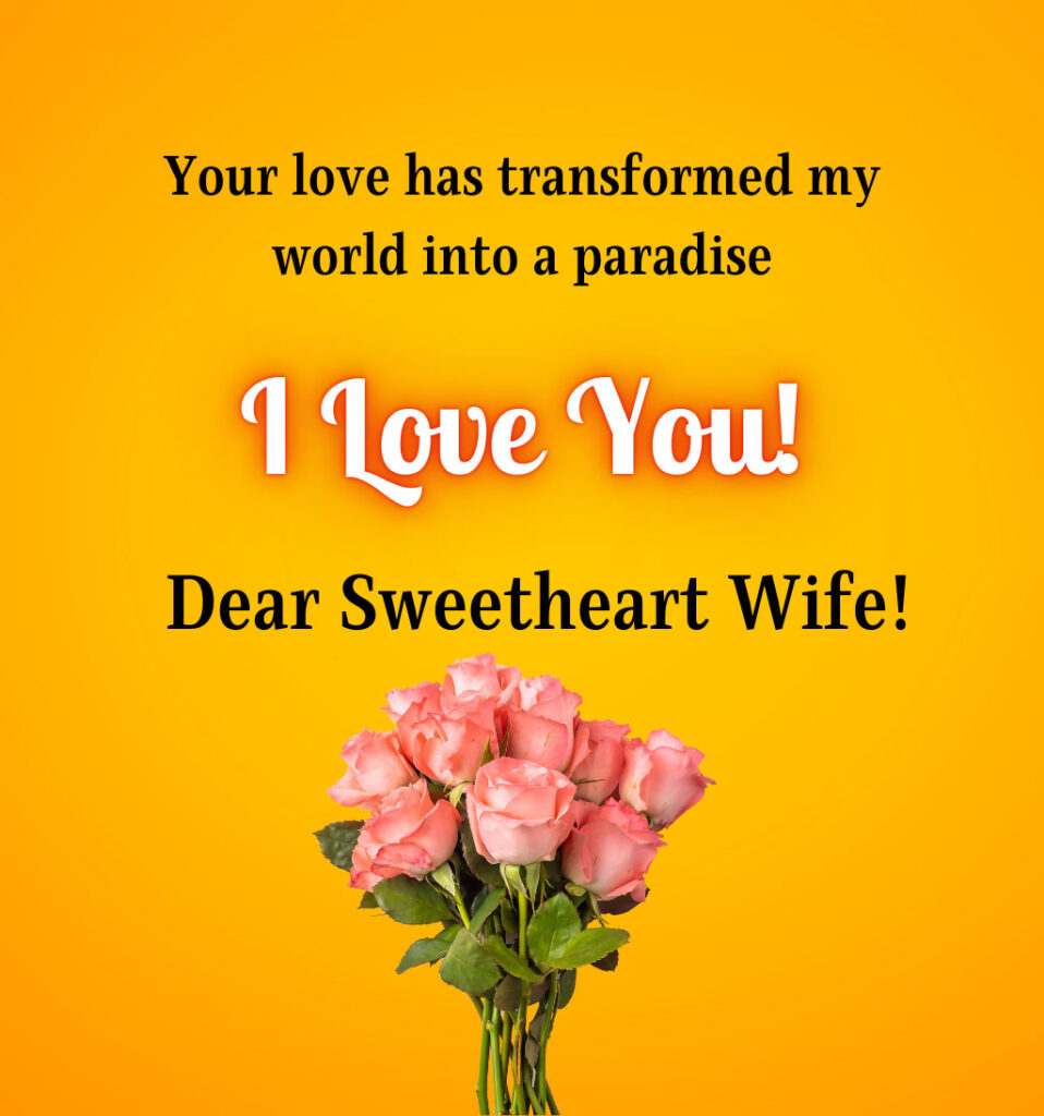 I love you images for sweetheart Wife