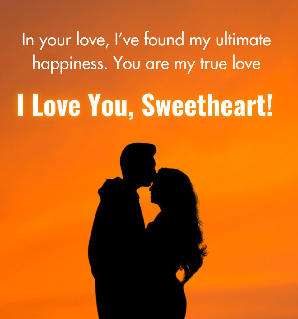 Romantic I love sweetheart images for Couple