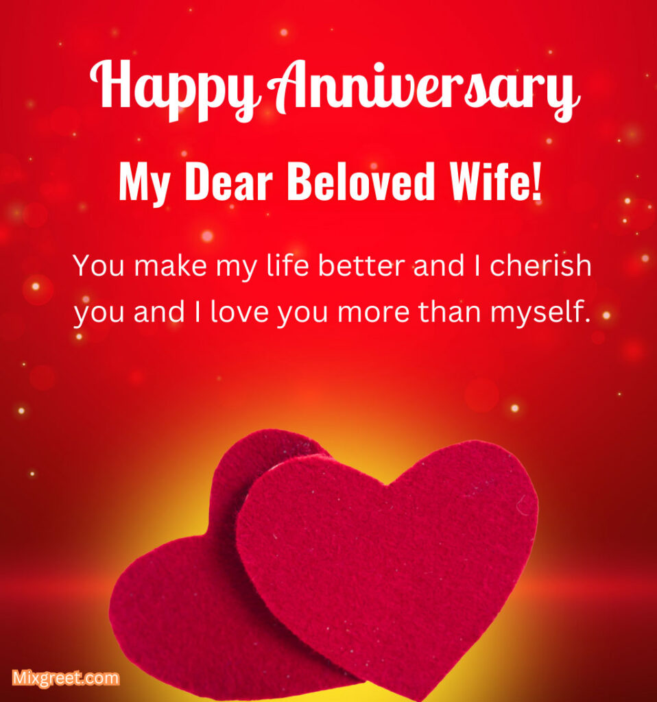 Happy Wedding Anniversary Wishes for Wife