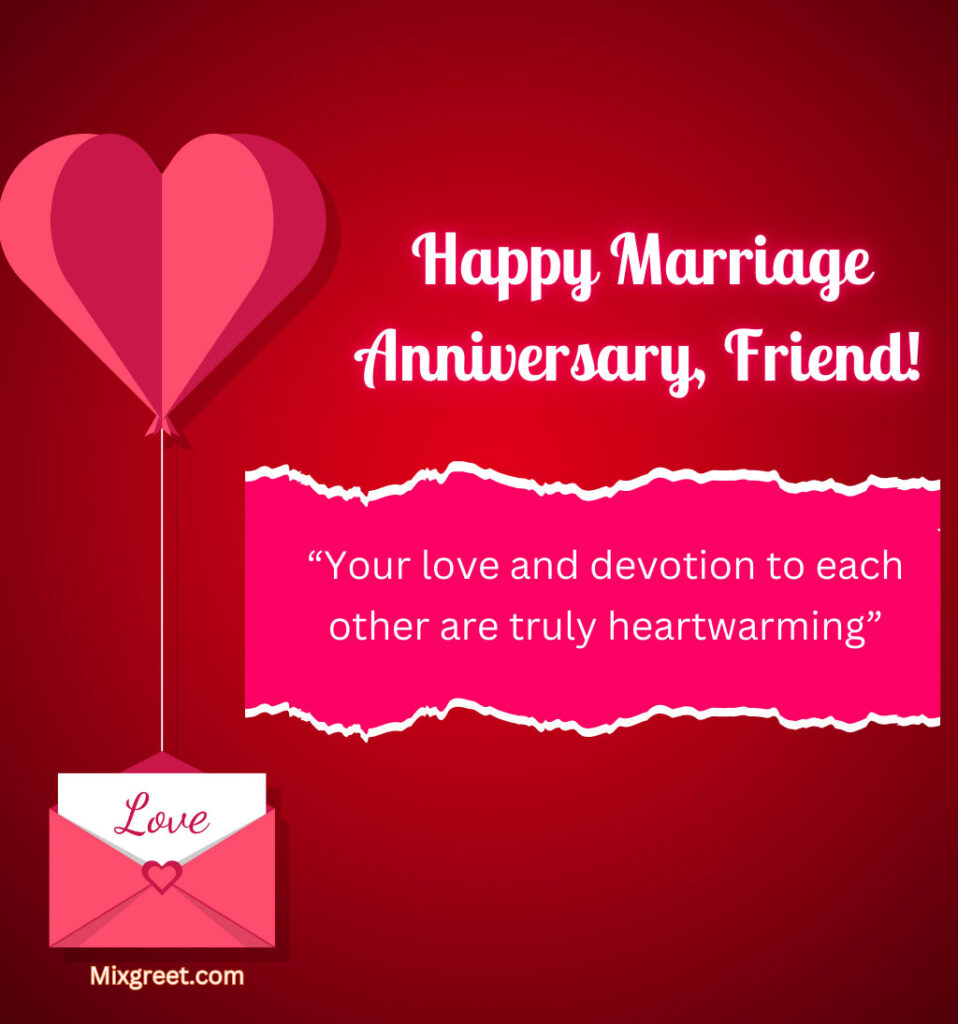 Marriage Anniversary Quotes for Friend 