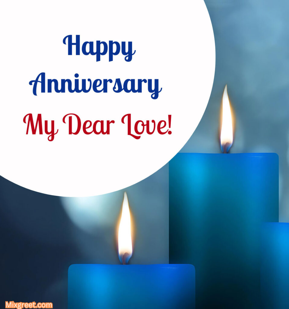 Happy Anniversary Girlfriend Images With Candles