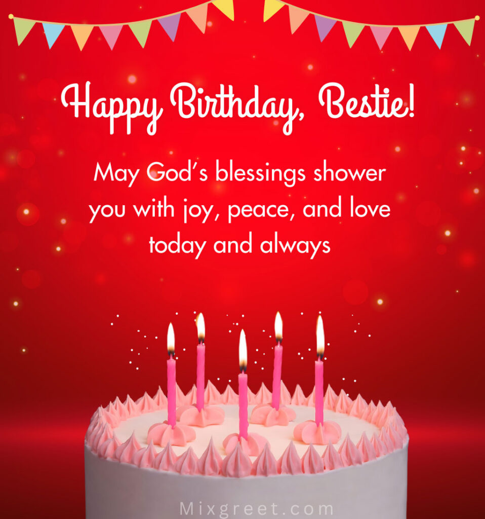 God blessing happy Birthday wishes for female friend 