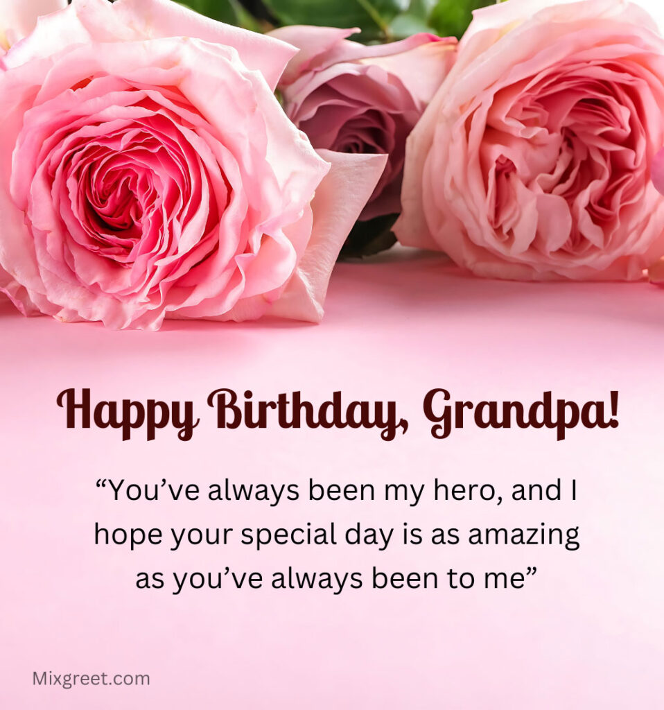 Birthday Wishes for Grandpa from Grandson