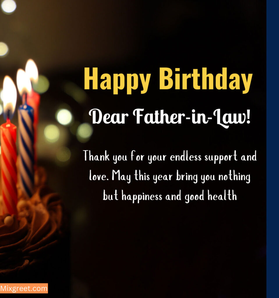 birthday Greetings for Father-in-law