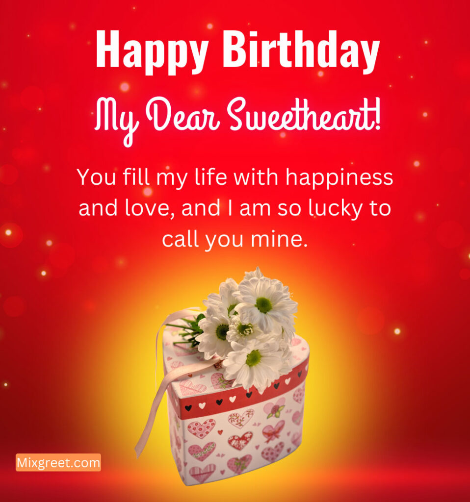 Happy Birthday Wishes for Sweetheart Girlfriend