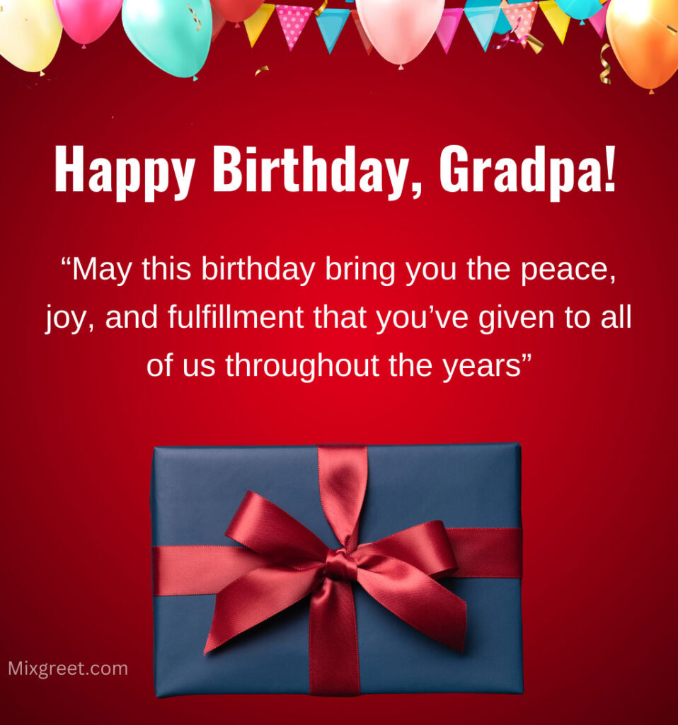 Birthday Quotes for Grandpa with Heartfelt Quotes