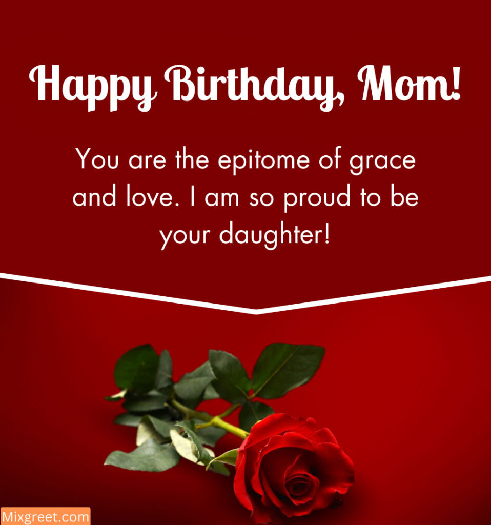 Happy Birthday Mom From Daughter