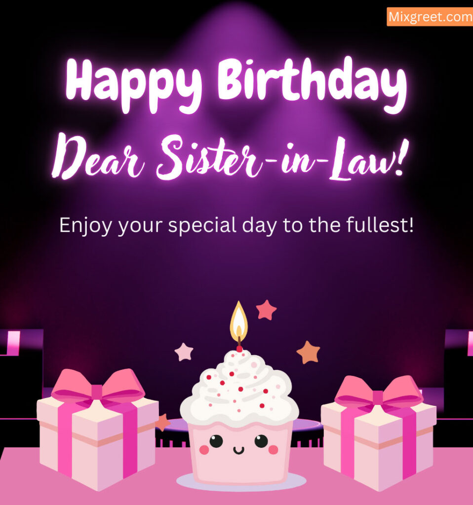 Birthday Wishes for Sister in Law