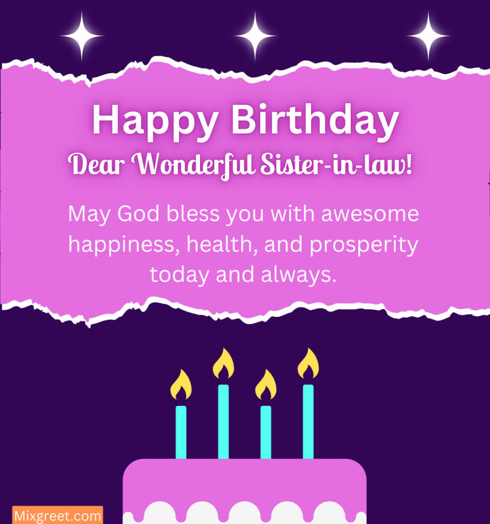 Birthday Wishes for Sister-in-Law