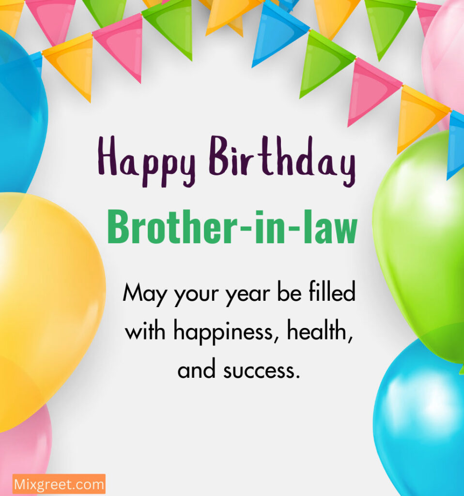 Happy Birthday Wishes for Brother in with a Birthday Background