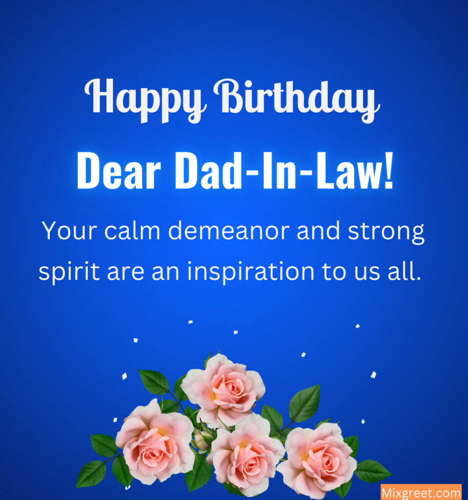 Birthday Wishes to Dad-in-Law from Daughter-in-law