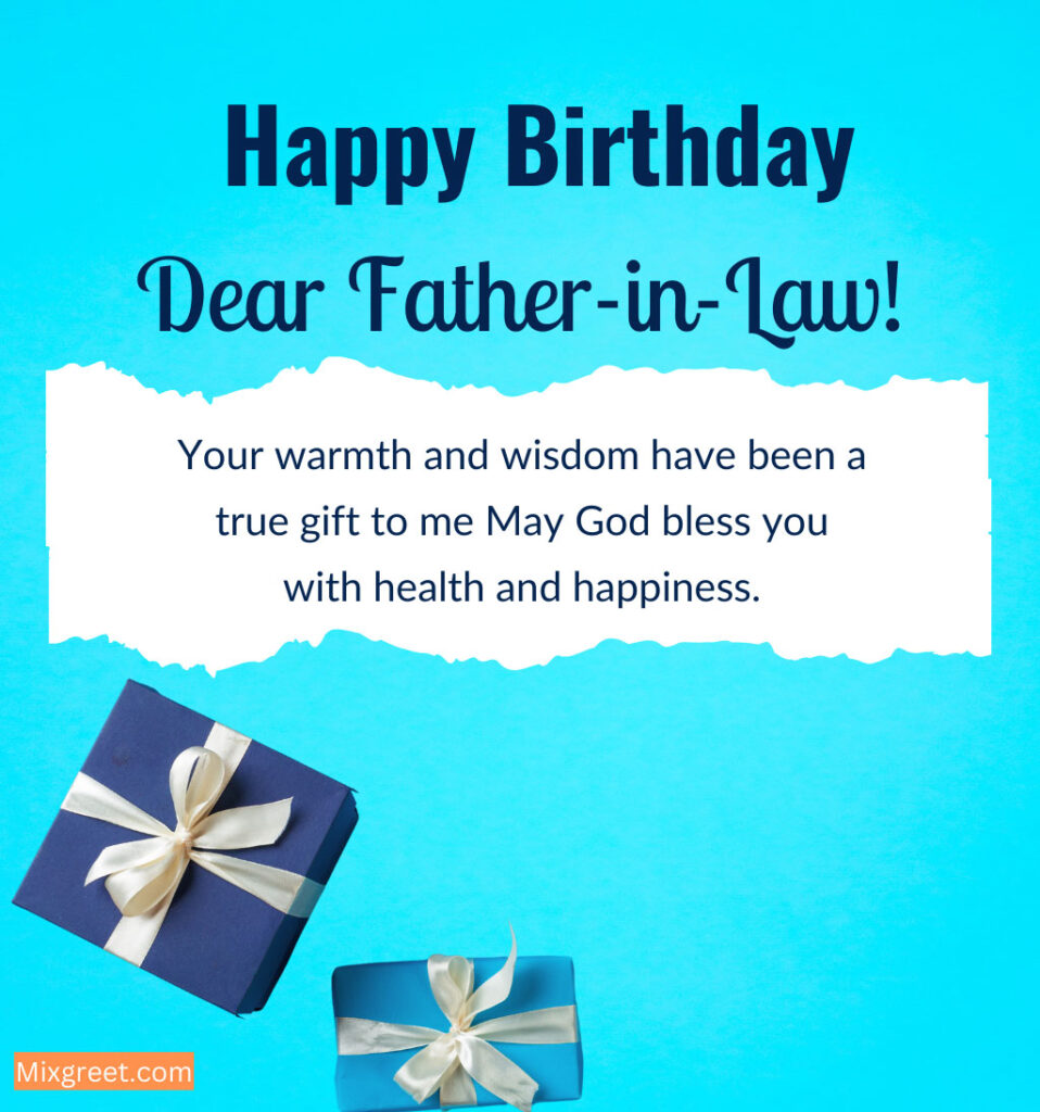 Happy Birthday Wishes for Father-in-law