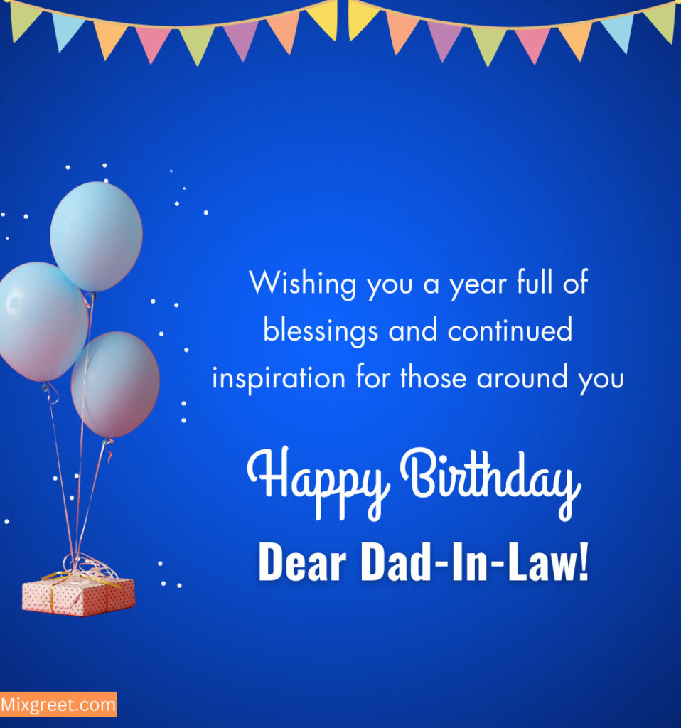 Birthday Greetings for Father-in-law