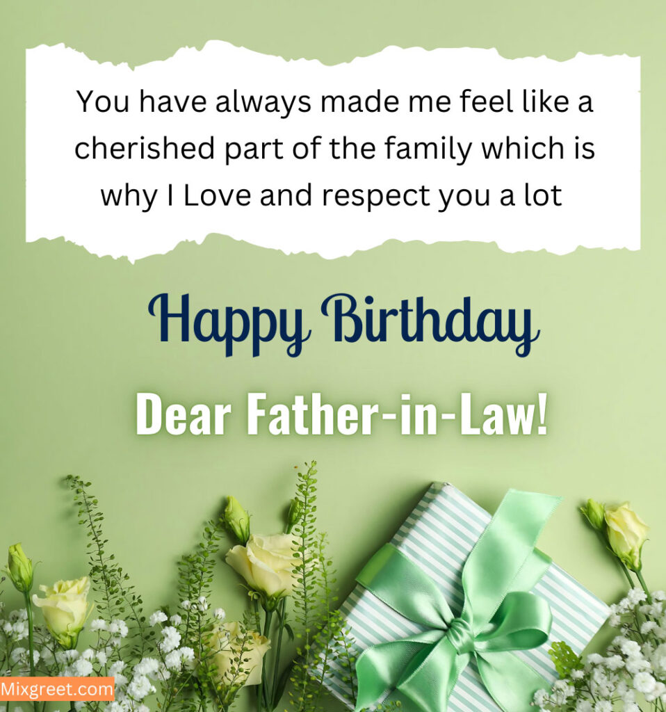 Birthday Quotes for Father in law