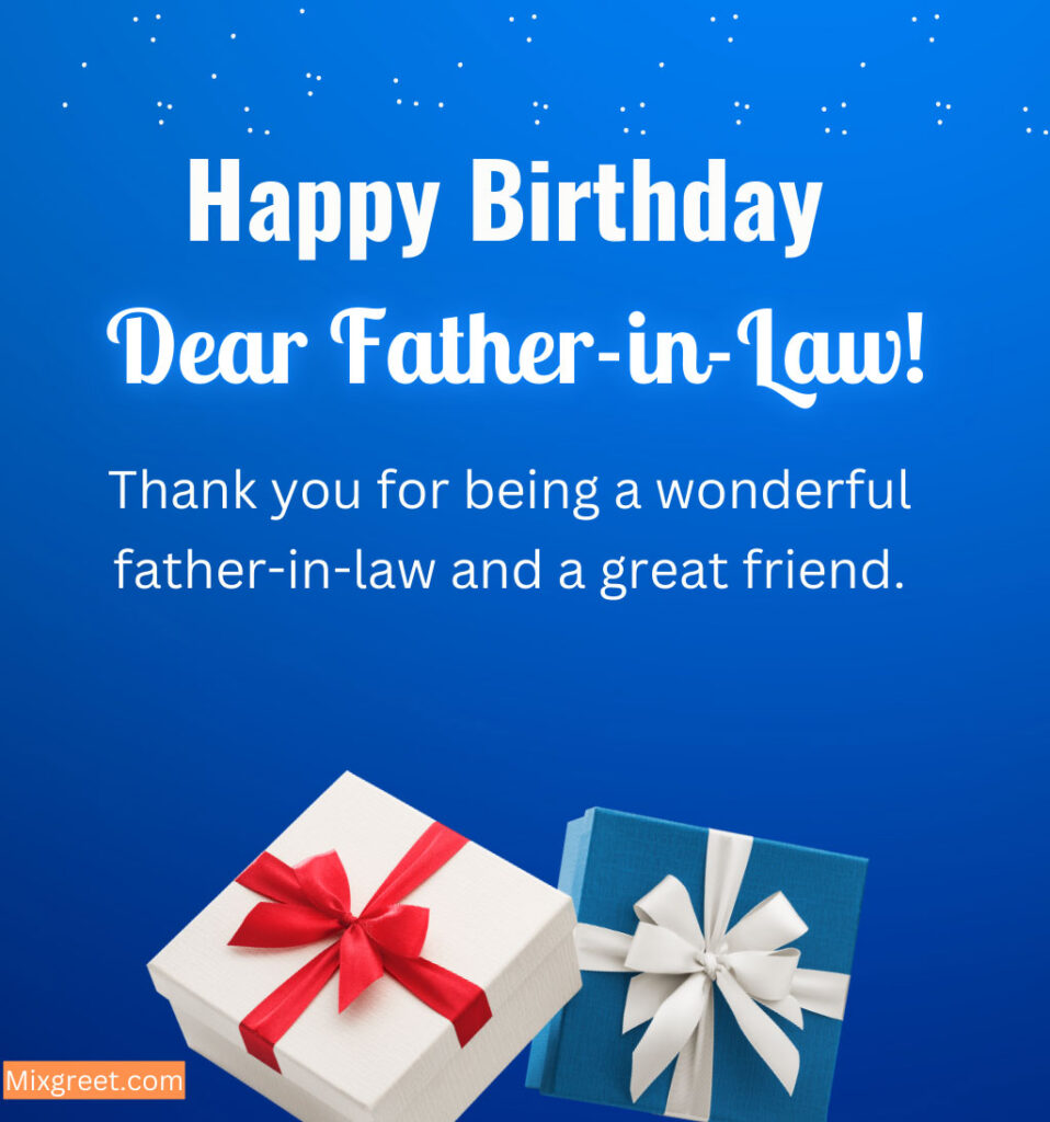 Birthday Wishes for Father in law