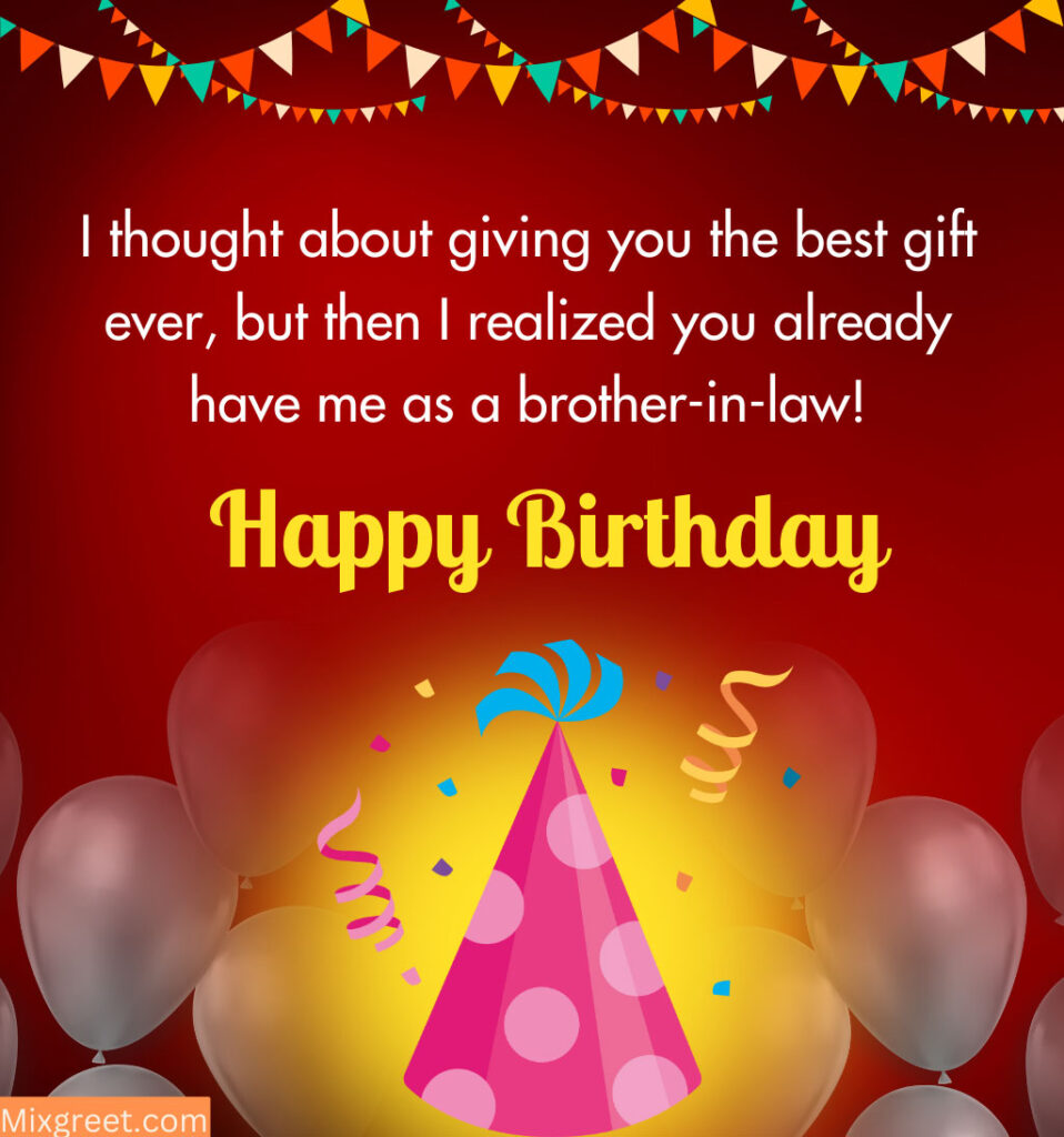 Hilarious and Funny Birthday Wishes for Brother In Law