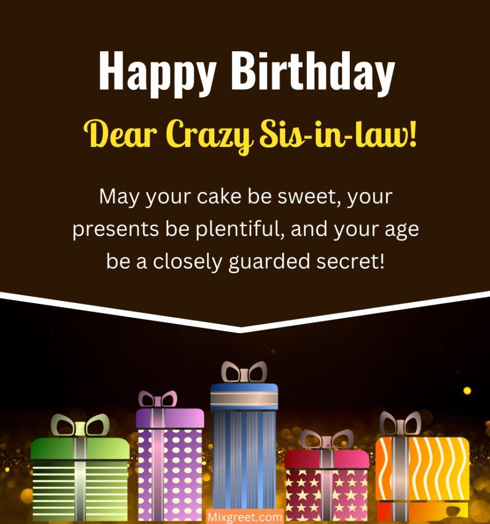 Funny Birthday Wishes For Sister-in-Law