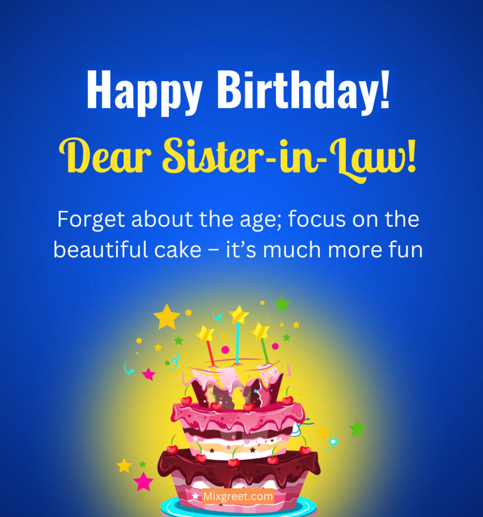 Crazy Sister-in-Law Funny birthday Wishes with Hilarious quotes