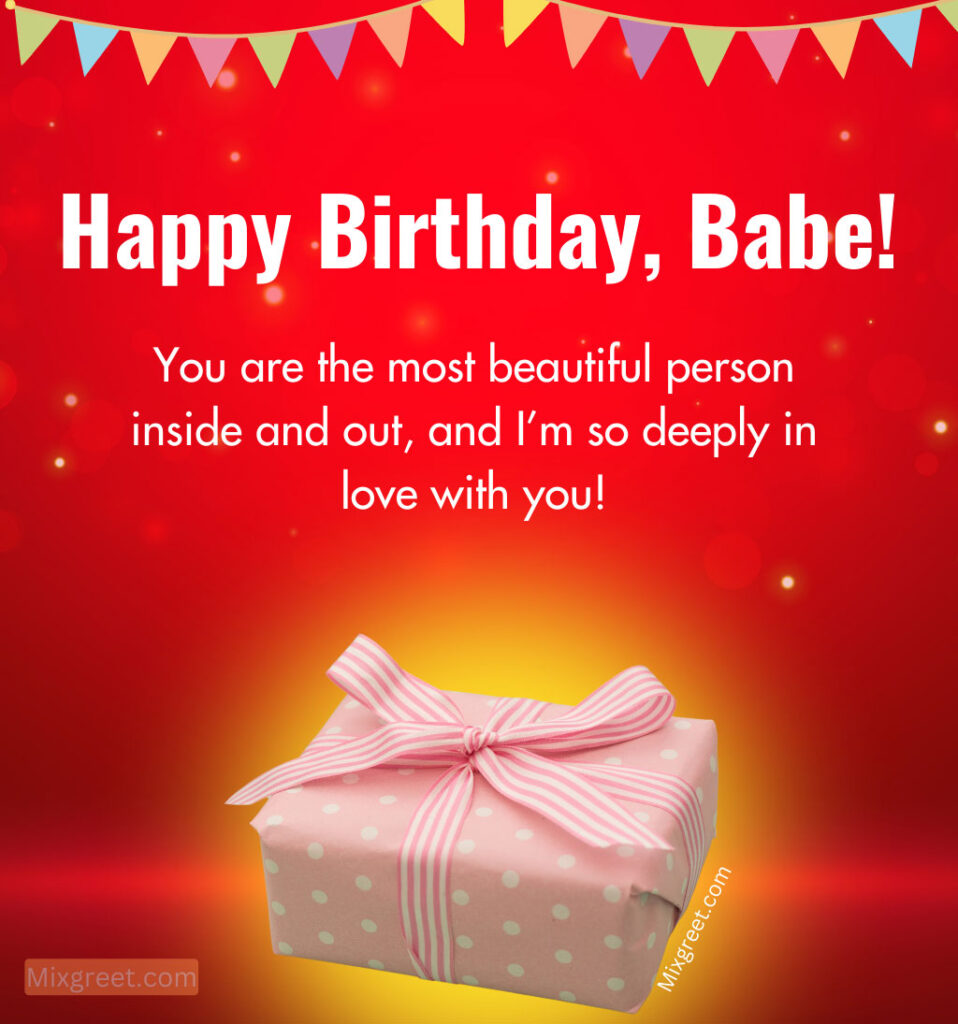 Birthday Wishes for Sweet Babe With Love Quotes