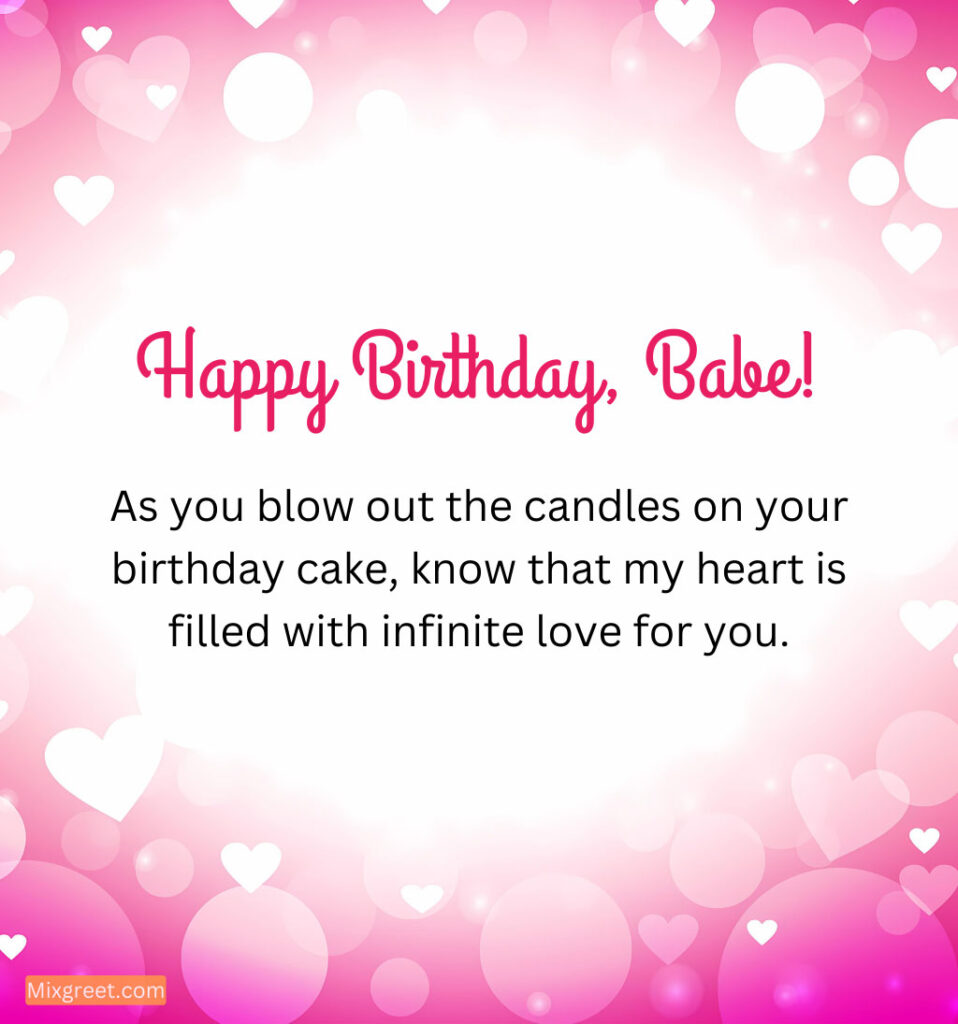  Girlfriend Birthday Quotes in Love Background